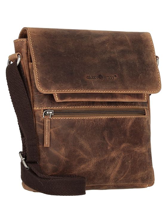Greenburry Vintage skuldertaske i læder 22 cm Greenburry Vintage skuldertaske i læder 22 cm