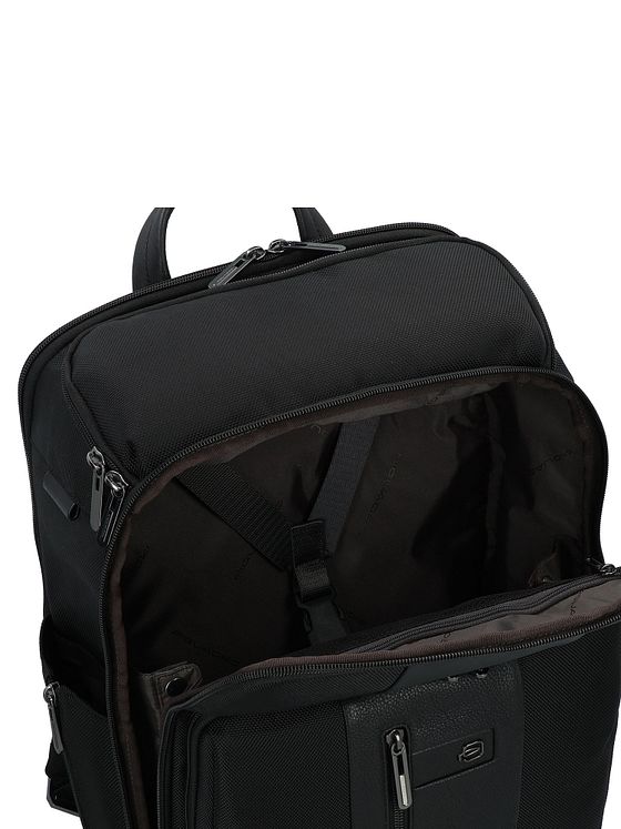 Piquadro Brief rejserygsæk i læder 43 cm rum til bærbar computer