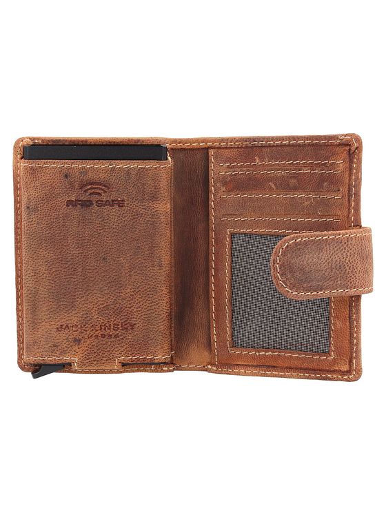 Jack Kinsky Baltimore Kreditkortetui RFID-beskyttelse Læder 11 cm