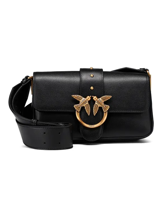 PINKO Love One Crossbody-väska Läder 22 cm PINKO Love One Crossbody-väska Läder 22 cm