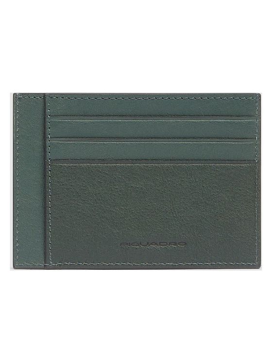 Piquadro Black Square Kreditkortetui Læder 11 cm