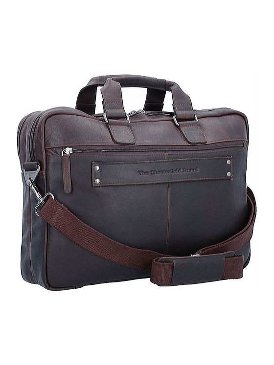 The Chesterfield Brand Wax Pull Up Aktovka Kůže 40 cm Kapsa na notebook