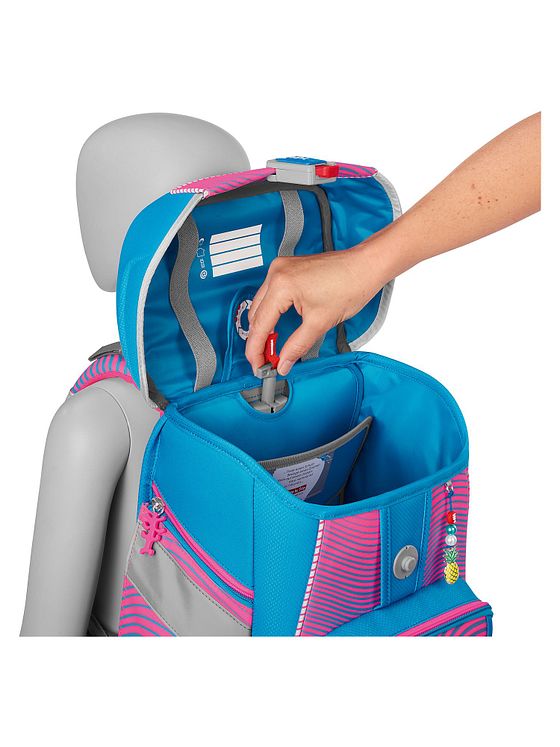 Step by Step Space Neon Skoleransel-sæt 5-delt