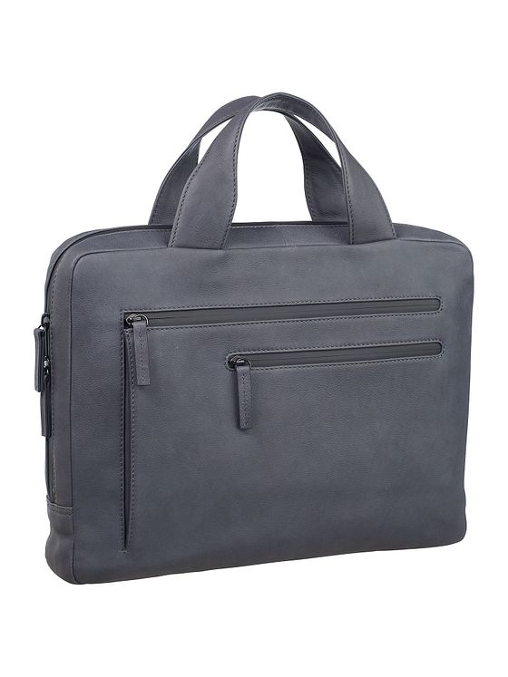 Leonhard Heyden Den Haag dokumentmappe læder 38 cm rum til bærbar computer