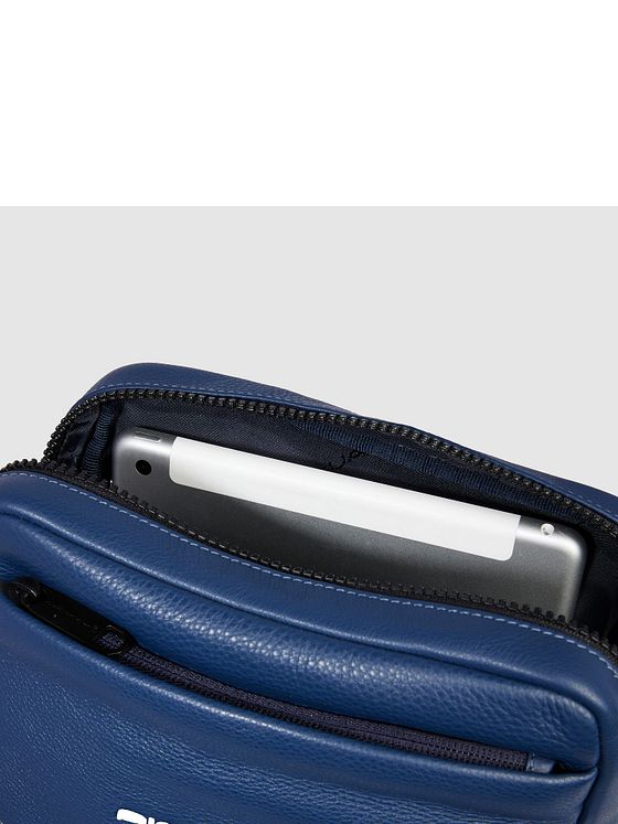 Piquadro Than Skuldertaske RFID-beskyttelse Læder 22 cm