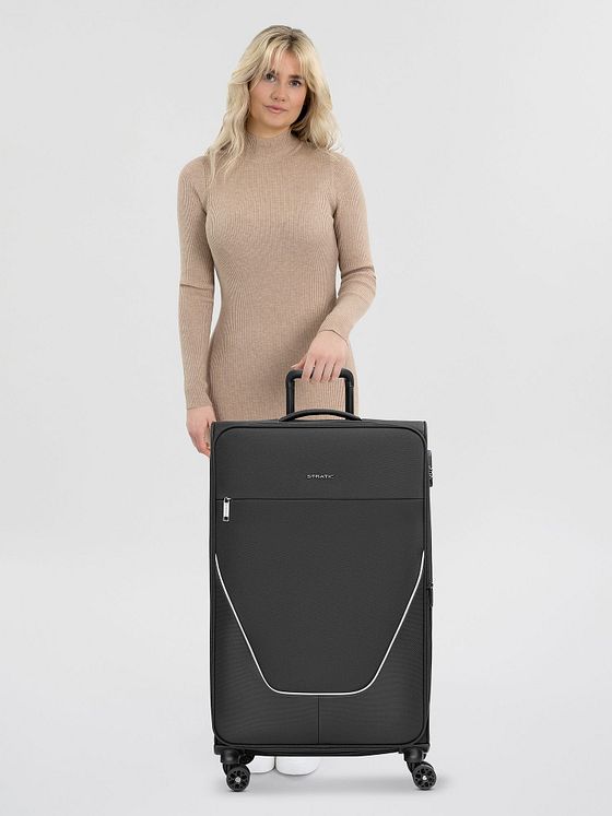 Stratic taska 4-pyöräinen vaunu L 76 cm, jossa on laajennuslaite
