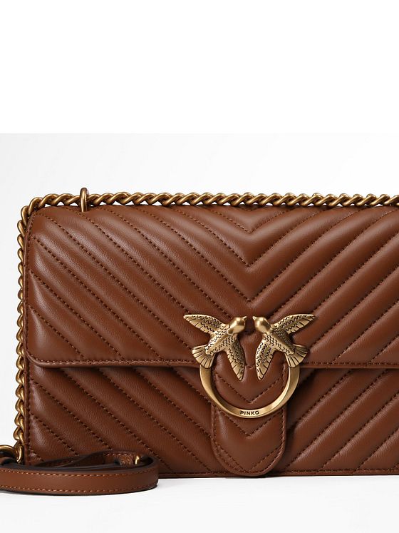 PINKO Love One Skuldertaske Læder 26.5 cm