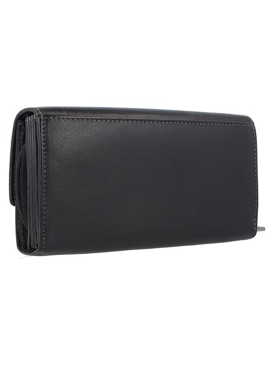 Greenland Nature Tjenerpung i sort nappa RFID-læderpung 18 cm