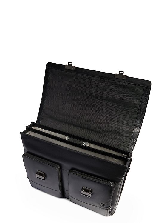 Piquadro Philip Dokumenttaske Messenger Læder 42 cm Laptoprum