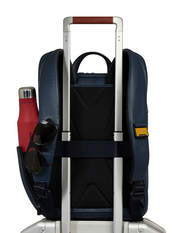 Piquadro Ael Batoh Kůže 37 cm Kapsa na notebook