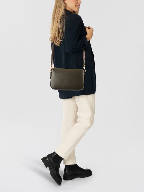 Joop! Sofisticato 1.0 Jasmina skuldertaske i læder 24 cm