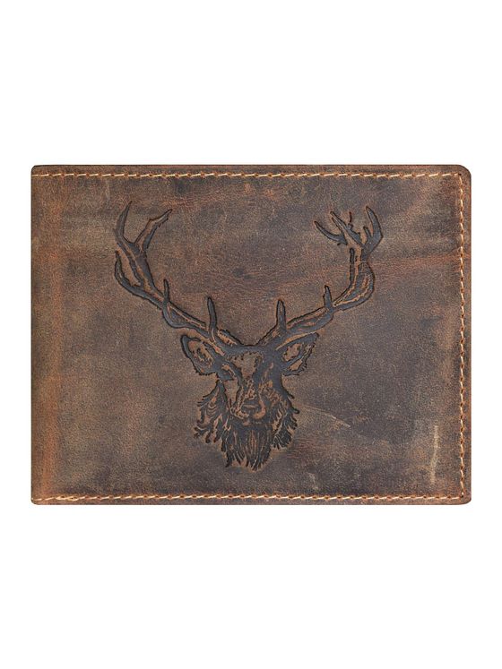 Greenburry Vintage Hirsch pung i læder 12 cm