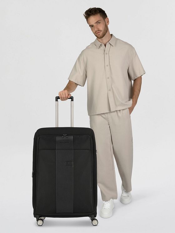 Piquadro Brief 4 hjul Trolley 78 cm med strækfold Piquadro Brief 4 hjul Trolley 78 cm med strækfold