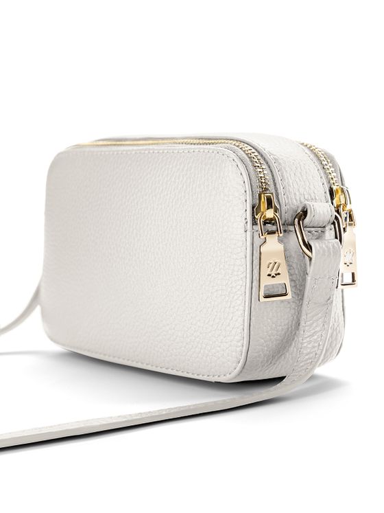 Lazarotti Bologna Skuldertaske i læder med dobbelt lynlås 18 cm Lazarotti Bologna Skuldertaske i læder med dobbelt lynlås 18 cm