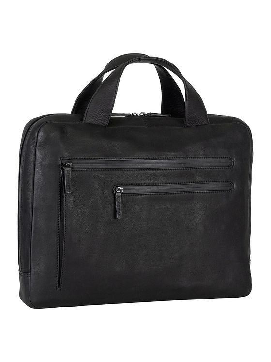 Leonhard Heyden Den Haag dokumentmappe læder 38 cm rum til bærbar computer