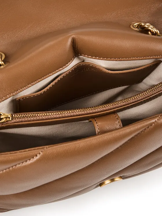 PINKO Love Puff Bolsa de hombro Piel natural 27 cm PINKO Love Puff Bolsa de hombro Piel natural 27 cm