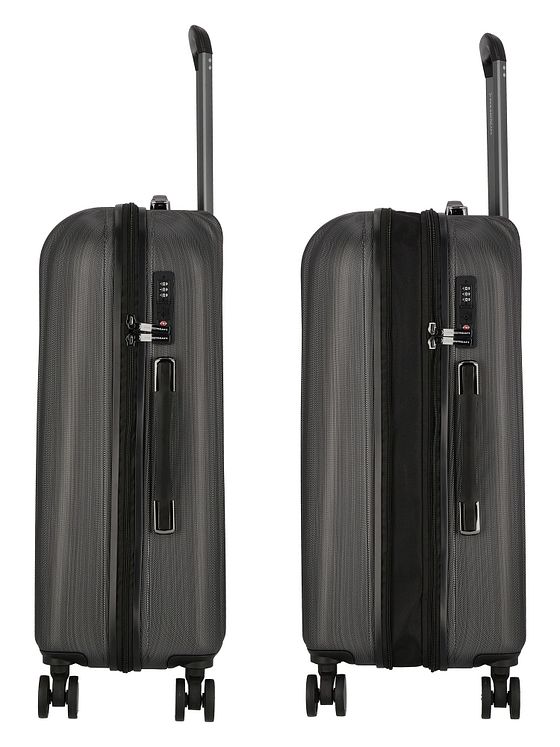 Polestream Moonrock 4 kolečka Sada kufrů 3-dílný s roztažitelným záhybem