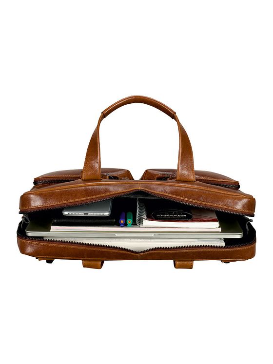 Leonhard Heyden Porto Dokumenttaske Læder 38 cm