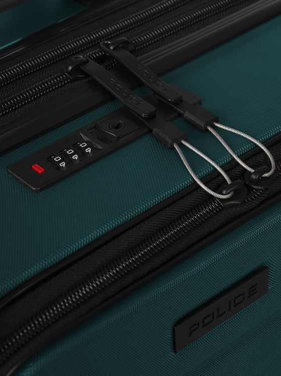 Police London 4-hjulig Handbagageväska 55 cm Laptopfack med expansionsveck Police London 4-hjulig Handbagageväska 55 cm Laptopfack med expansionsveck