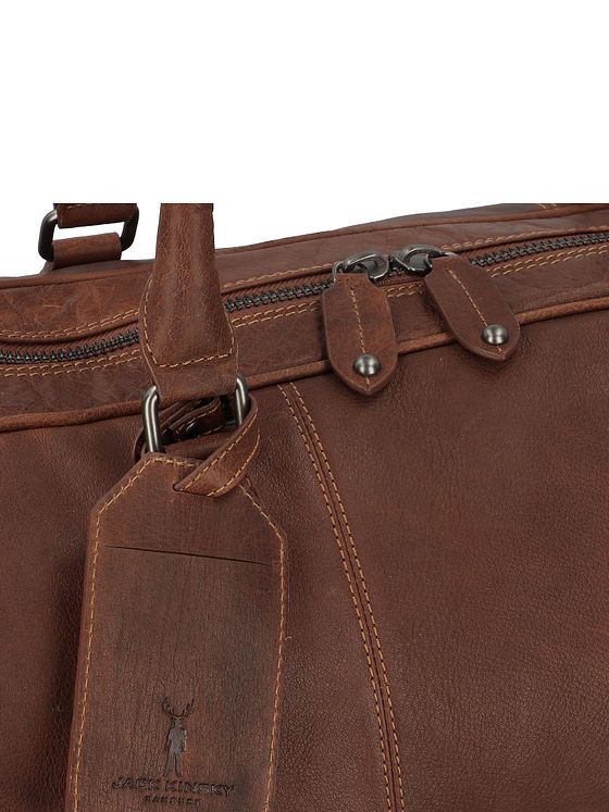 Jack Kinsky Porto Cestovní taška Weekender Kůže 55 cm