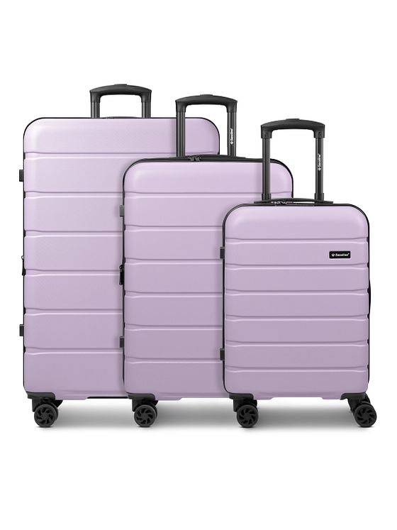 Saxoline Miami 4 kolečka Sada kufrů 3-dílný s roztažitelným záhybem