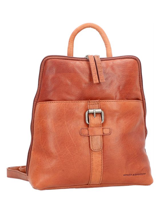 Spikes & Sparrow City-rygsæk i læder 27 cm