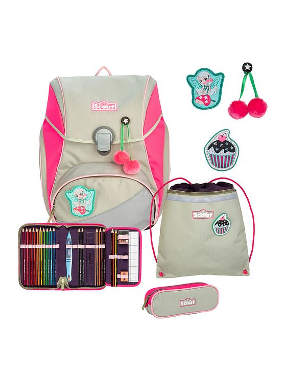 Scout Alpha skoletaske sæt 4 stk.