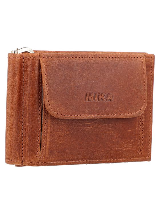 Mika Pung RFID-læder 11 cm med pengeclips Mika Pung RFID-læder 11 cm med pengeclips