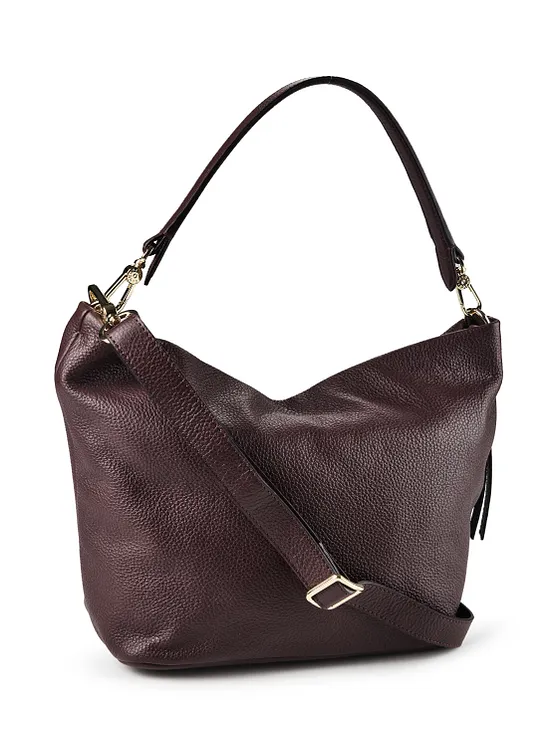 abro Ebony Skuldertaske Læder 39 cm