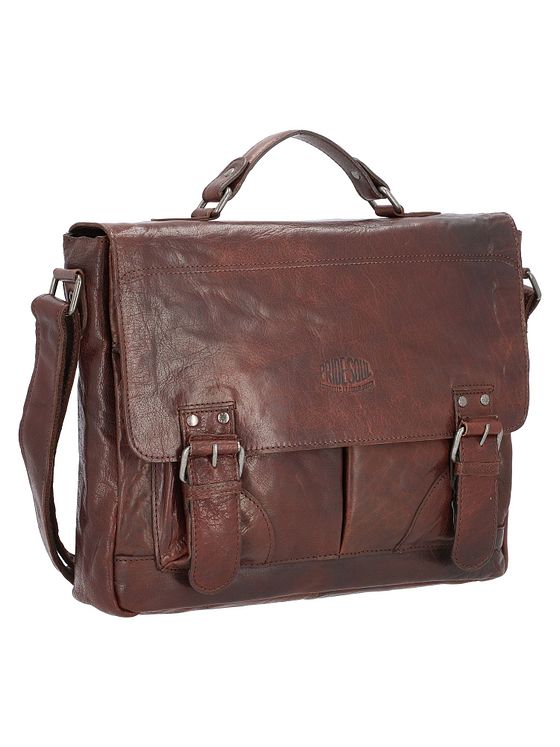 Pride and Soul Baggie dokumentmappe læder 35 cm rum til bærbar computer Pride and Soul Baggie dokumentmappe læder 35 cm rum til bærbar computer