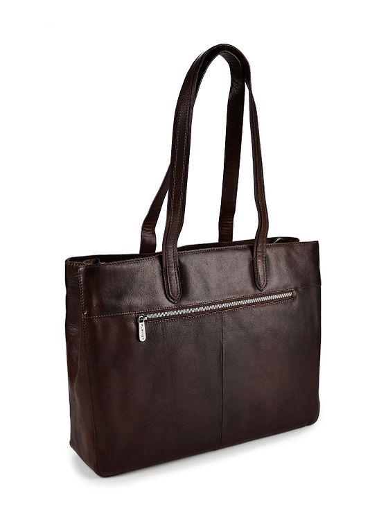 Plevier Power Tygkasse Läder 31 cm Laptopfack Plevier Power Tygkasse Läder 31 cm Laptopfack