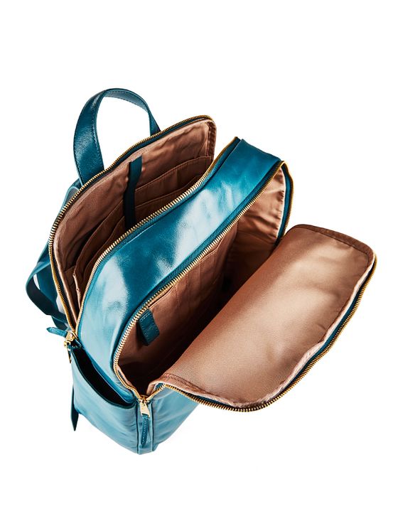 Piquadro Blue Square Daypack RFID-beskyttelse Læder 37 cm Laptoprum