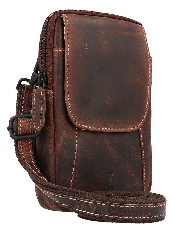 Jack Kinsky Baltimore 10 mobiltelefontaske i læder 12 cm