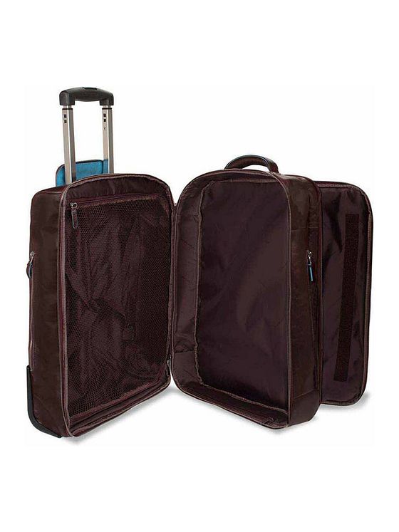 Piquadro Blue Square 2-hjuls business trolley læder 51 cm laptoprum