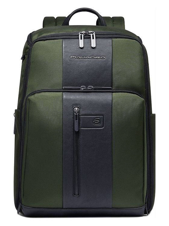 Piquadro Brief rejserygsæk i læder 43 cm rum til bærbar computer