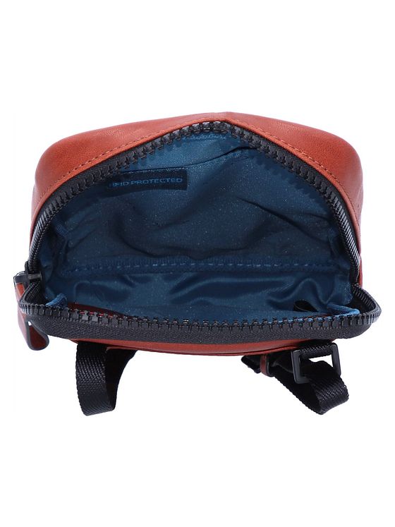 Piquadro Harper mobiltelefontaske i læder 12 cm