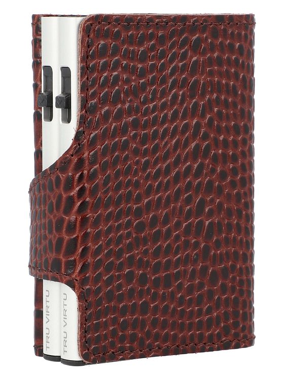 Tru Virtu Click & Slide kreditkortholder pung RFID læder 6,5 cm