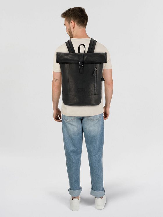 Jack Kinsky Porto Batoh Kůže 43 cm Kapsa na notebook