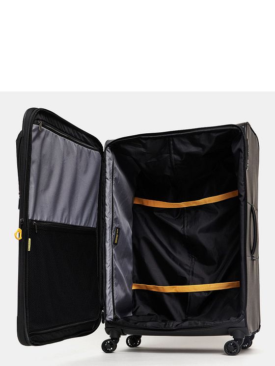 Mandarina Duck Eco Coated 4 hjul Trolley XL 83 cm med strækfold