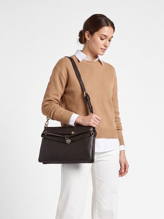 PINKO Belt Bag Classic Olkalaukku Nahka 33 cm PINKO Belt Bag Classic Olkalaukku Nahka 33 cm