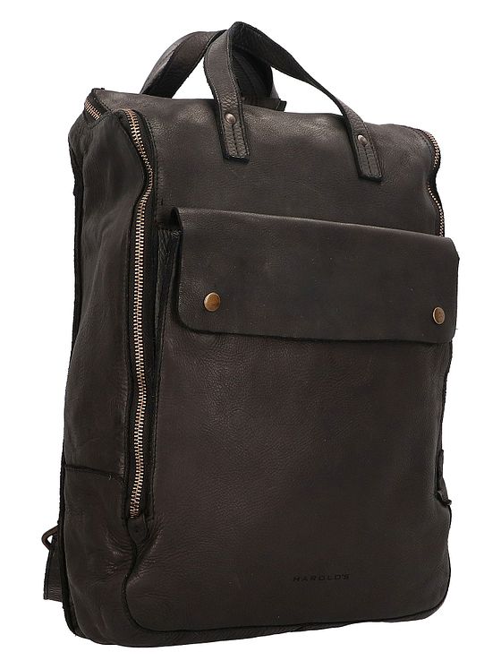 Harold's Submarine-rygsæk i læder med 37 cm rum til bærbar computer