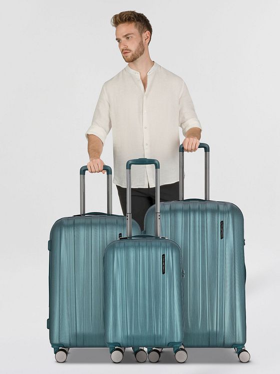 Polestream Moonrock 4 kolečka Sada kufrů 3-dílný s roztažitelným záhybem