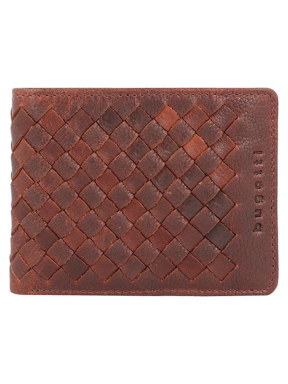 bugatti Vævet pung i læder 11 cm bugatti Vævet pung i læder 11 cm