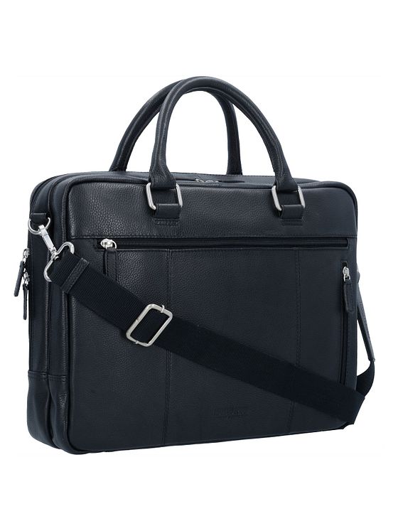 Leonhard Heyden Berlin dokumentmappe læder 39 cm rum til bærbar computer