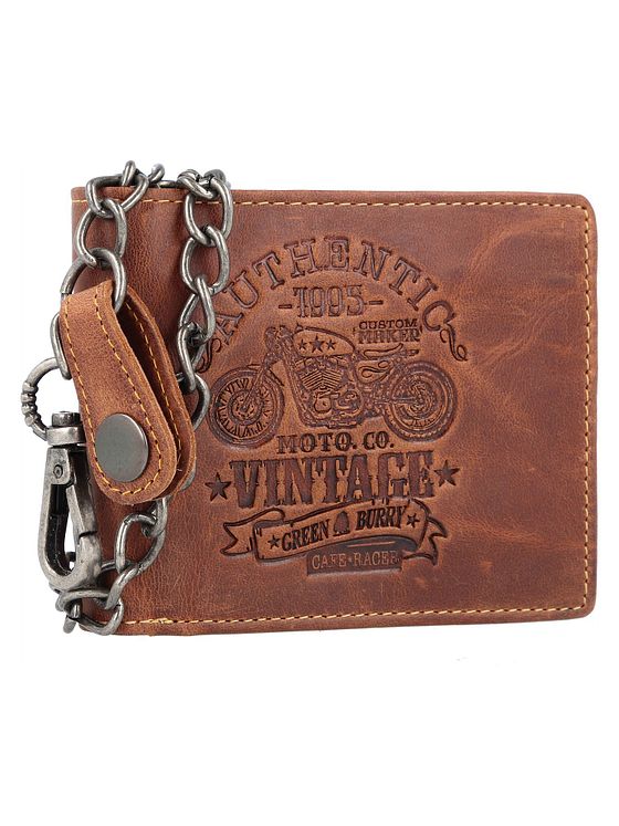 Greenburry Vintage peněženka Cafe-Racer RFID kožená 12 cm