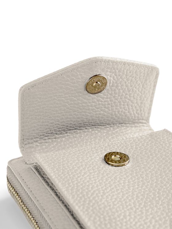 Lazarotti Bologna Leather Zip-Around Peněženka Pouzdro na mobilní telefon kožené 19 cm