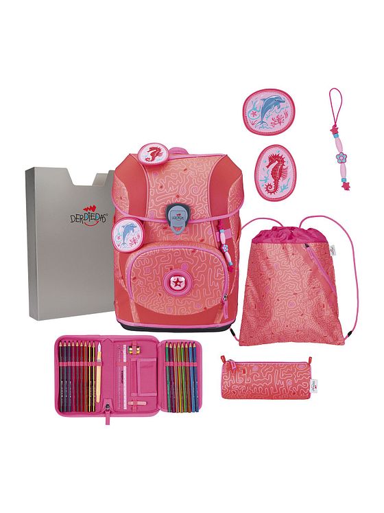 DerDieDas ErgoFlex Tiny Skoleransel-sæt 8-delt