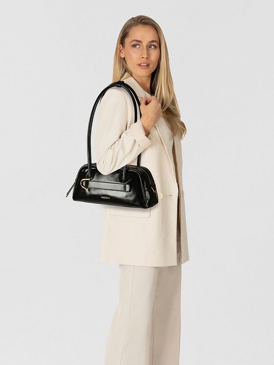 Coccinelle Paki Shiny Skuldertaske Læder 30 cm