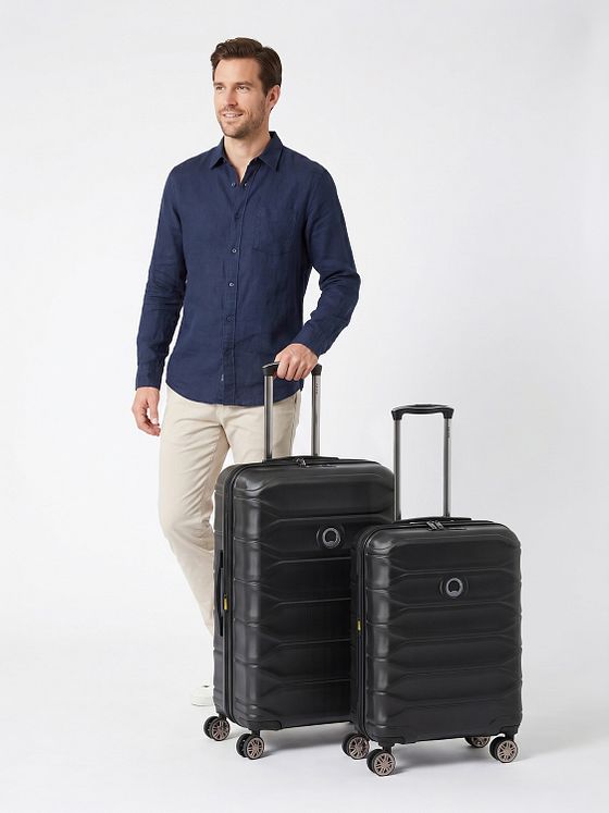 Delsey Paris Meteor 4-hjulet kuffertsæt S + M med ekspansion