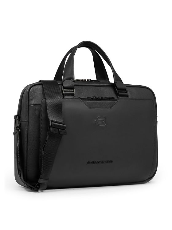 Piquadro Ael Dokumenttaske Læder 37 cm Laptoprum